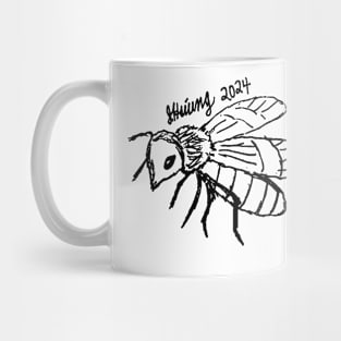 Honey Bee Sketch Mug